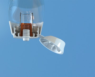 Cutaway of SmartDose cap.