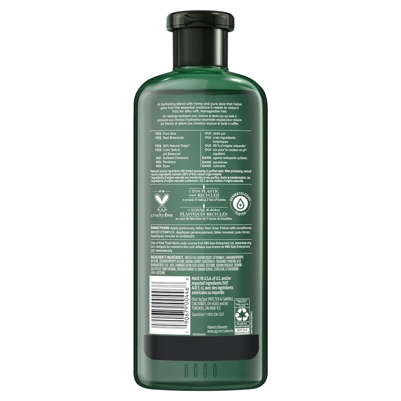 By including the standard How2Recycle® label, Herbal Essences is encouraging people to recycle their empty bottles.