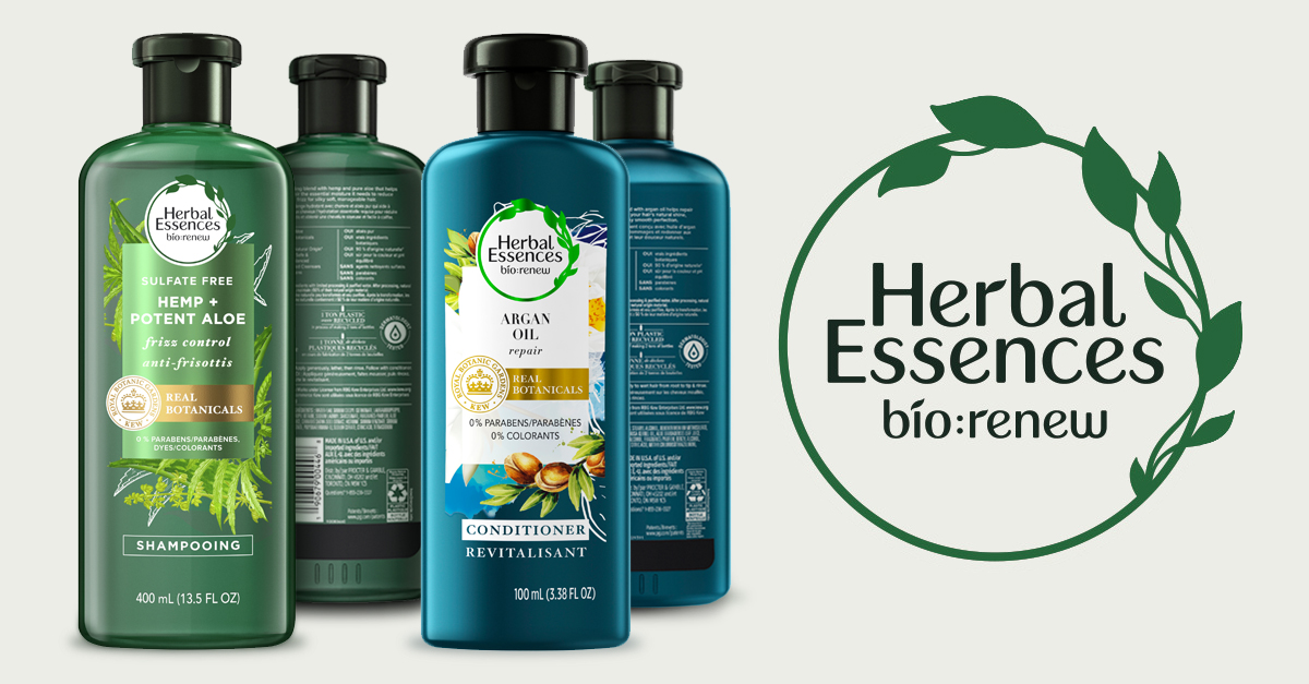 Herbal Essences will be the first P&G brand to use Eastman Renew molecular-recycled plastic in its packaging.