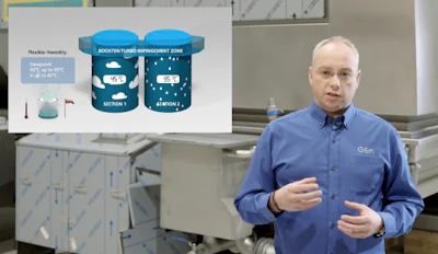 Luuc van Landveld, product manager for GEA, explains the benefits of a more controlled dewpoint in the CookStar 1000.