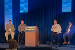 Speakers from left at TempPack: Mark Maurice, Sensitech; Eric Silberstein, eBiotech Consulting, LLC; Bryan Cardis, Eli Lilly and Company; Arif Rahman, MaxQ Research LLC