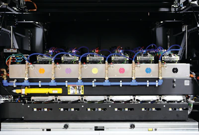 Shown here is the Printing Unit of the Delta SPC-130 recently installed at The Royal Group.