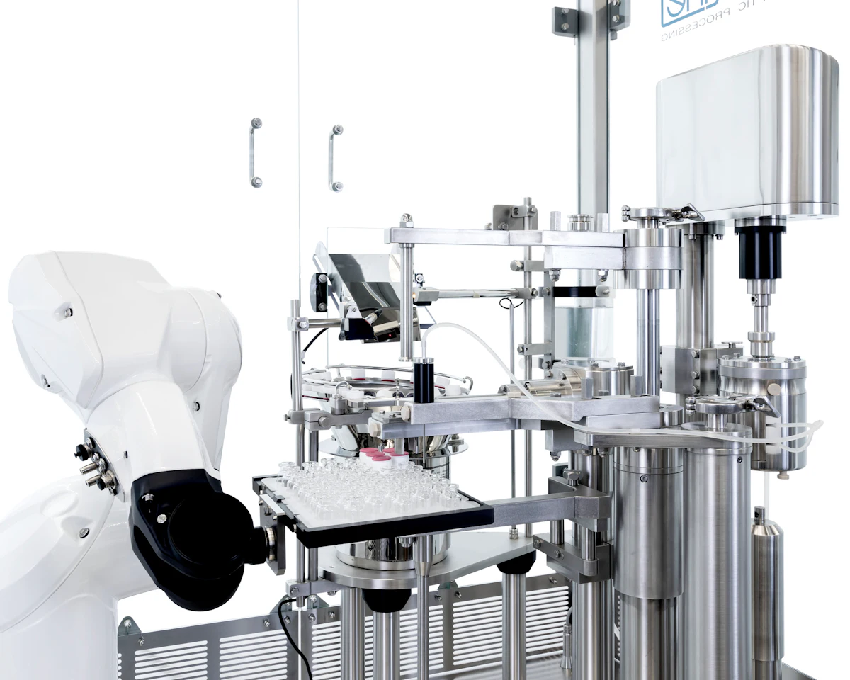 Steriline Displaying Robotic Nest Filling Machine at Interphex 2022 - Vimarsana News