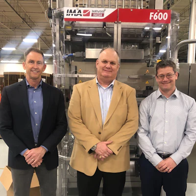 From left to right: Jerry Watkins, Eastern Division Sales Manager, Patrick Carroll, President, and Hayden Turner, VP of Operations
