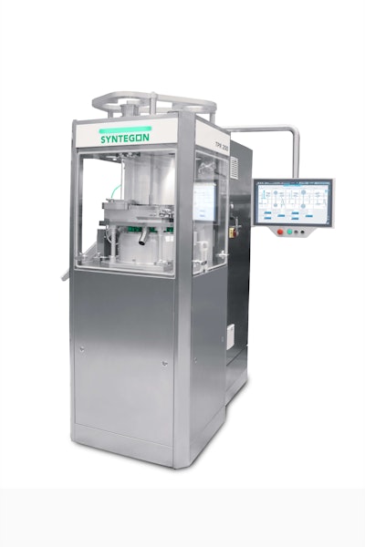 The TPR 200 Plus tablet press supports the efficient production of small and medium-sized batches, using an integrated data acquisition system to assess tablet quality and process stability.