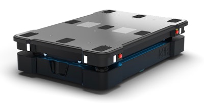 The MiR600 and MiR1350 autonomous mobile robots from Mobile Industrial Robots are capable of handling loads up to 600 kg and 1350 kg, respectively.