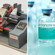 With the semi-automatic dispensing system from Schreiner MediPharm, Octapharma can efficiently mark smallest quantities of containers—from small vials to large infusion bottles.