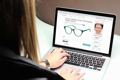 Zenni Optical customers create custom D2C eyeglass orders via an online platform. Orders are delivered direct to consumers’ doorsteps using the e-comm channel.