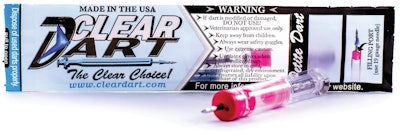 The patented sideport needles eliminate “bounce out” during detonation and keeps the needle clear of tissue plugs, reducing animal stress.