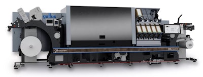 The Gallus One is the first fully digital label press from Heidelberg.