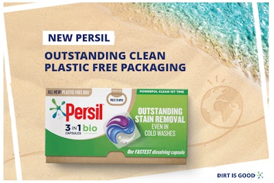 Unilever's new Persil capsule containers are expected to prevent 6,000 metric tons of plastic from entering the waste stream annually.