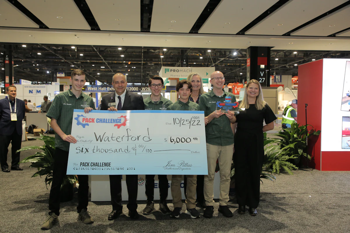 Waterford Union High School Claims Top Prize in the PACK Challenge at PACK EXPO International - Vimarsana News