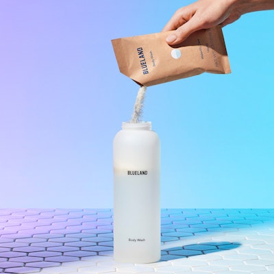 Blueland refillable body wash.