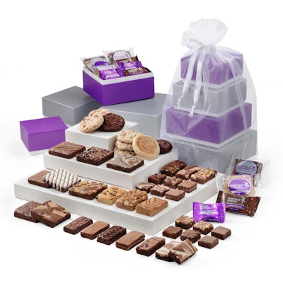 Most of Fairytale Brownies’ sales come as customizable gift packages of brownies, blondies, and cookies.