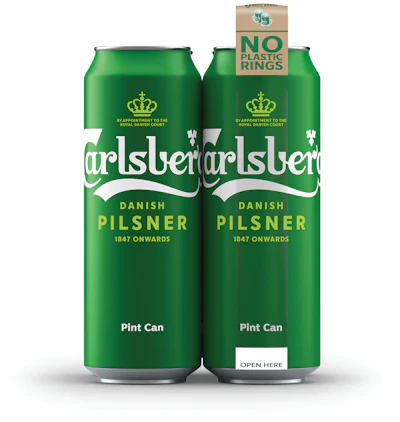 Getting the adhesive formulation right was one of the challenges that had to be met as Carlsberg optimized this snap-pack format.