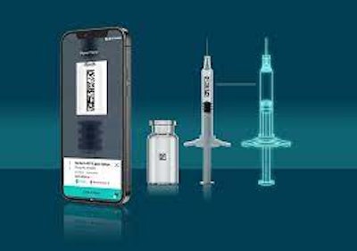 The joint PoC of Gerresheimer and Merck comprises physical syringes with a secure unique ID, a smartphone application, and access to the digital platform of Merck in order to unlock the digital twin features. (Image: Gerresheimer)
