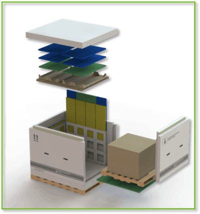 Lifoam's XP-4 acts as an exterior shell working with phase change materials (PCMs), water-based gels, and ePUR technology, offering improved insulation compared to traditional polyurethane.