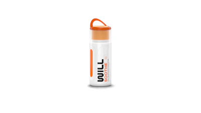 Caps feature a loop so the product can be easily strapped to gym bags for on-the-go use.