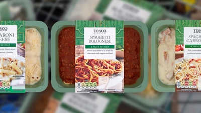 The Tray 2 Tray by Faerch partnership will affect all Tesco’s core range of ready meals.