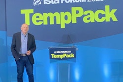 Lee Menszak, associate director, engineering at Merck, addressed the crowd at ISTA’s TempPack in Houston.