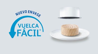 Grupo Calvo's new fish can uses less steel and allows for easy removal of fish product.