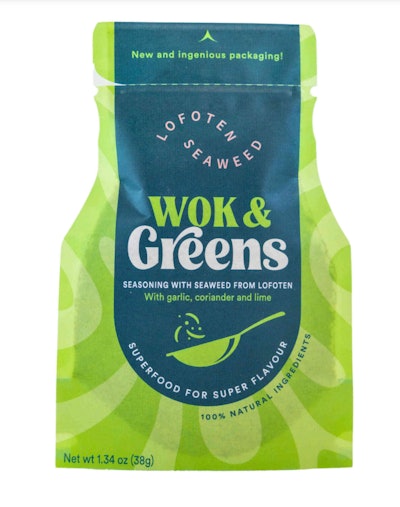 Lofoten Seaweed became the first in the world to commercialize an innovative pouch technology called Push & Dose Sprinkle Pouch system.