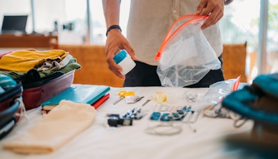 Repackaging medicines for travel can result in serious holdups.