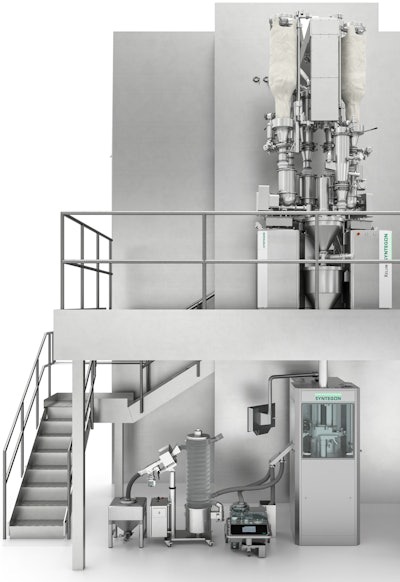 Xelum platform with feeder-blender module and TPR 200 Plus