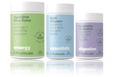 Lifestream has switched to supplement packaging made from sugarcane.