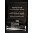 Amy Stewart, Kent Hevenor, and Ryan Erickson were honored for their contributions to the medical device packaging community.