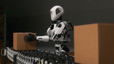 Humanoid Robot Apollo Box Conveyor