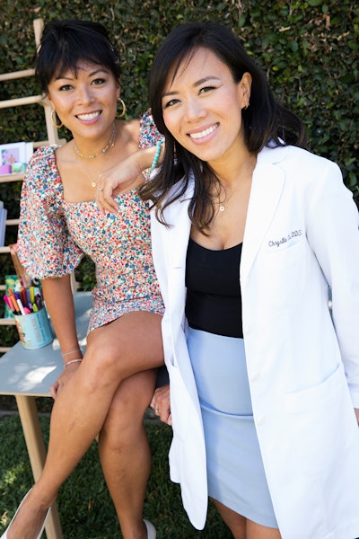 Dr. Chrystle Cu (right) and Cat Cu (left), co-creators of Cocofloss.