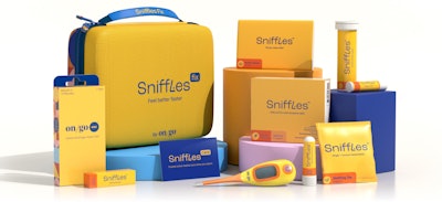 Sniffles is designed for ease-of-use and includes a smart deep link QR code—sending users directly to an app vs. a website—that includes a discounted telehealth experience to encourage patient adherence.