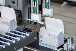 In Lundbeck's operation, a robot picks up one pipette for each carton of vials.