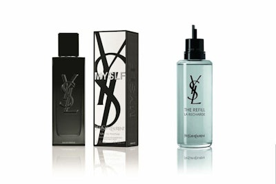 Yves Saint Laurent's new MYSLF men's fragrance has a 150ml refill option.