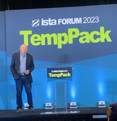 Merck's Lee Menszak at the ISTA TempPack event in May 2023.