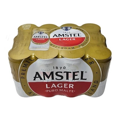 Amstel's new PCR secondary packaging is expected to reduce 39 tons of CO2 emissions annually.