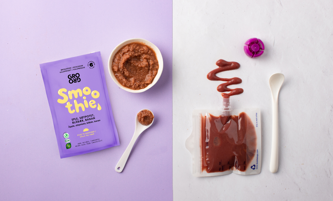 GroGro explains to its customers how high-pressure processing preserves the texture and nutrients of the original ingredients while the taste, nutrition, and consistency of the raw materials are reduced with heat pasteurization.