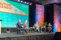 Panelists (from left): Josh Bolin, National Association of Boards of Pharmacy; Mark Klawitter, Montana Board of Pharmacy; Mark Hardy, North Dakota Board of Pharmacy; Kim Grinston, Missouri Board of Pharmacy.