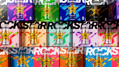Rockstar also offers a four-pack carton format that reflects the refreshed design.