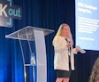Alison Bryant, senior consultant at Antea Group and communications director for the Healthcare Plastics Recycling Council (HPRC), addressed the crowd at the[PACK]out.