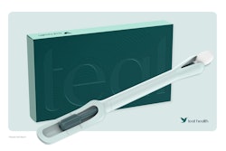 The Teal Wand is designed to replace the traditional in-office pap smear with a speculum and brush.