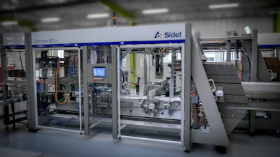 The Cermex BC46 combines tray forming, loading, and lidding into a single machine.