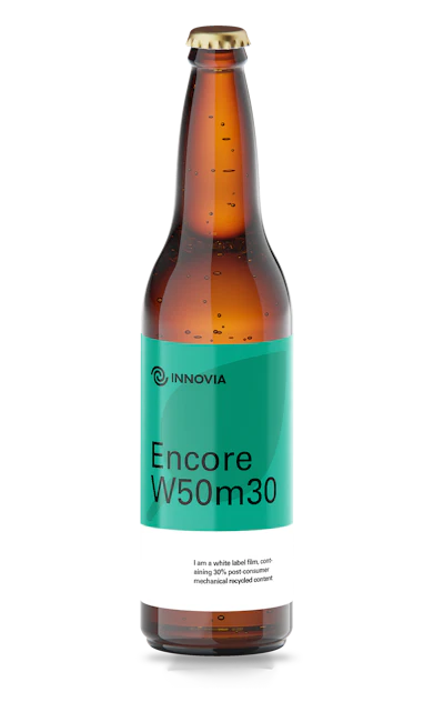 Encore W50m30 Glass Bottle White