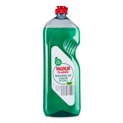 Aldi's switch to rPET dish soap bottles is expected to save over 500 metric tons of virgin plastic per year.