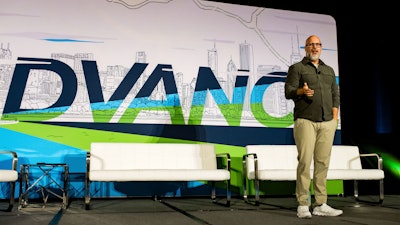 Paul Nowak, executive director of GreenBlue, unveiled the How2Recycle Forward campaign, which includes a design refresh of legacy symbols and icons called How2Recycle Pro. Outgoing How2Recycle Legacy icons will be sunsetted as brands transition to the new symbology.