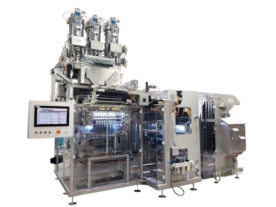 Mespack's MLC vertical form fill and seal packaging machine