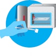 ActivShield™ film ready to be placed in chamber for sterilization (chamber not required).