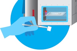 ActivShield™ film ready to be placed in chamber for sterilization (chamber not required).