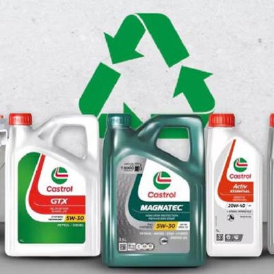 Castrol India's new 50% recycled HDPE bottles are part of the company's strategy to eliminate its plastic footprint by 50% by 2030.